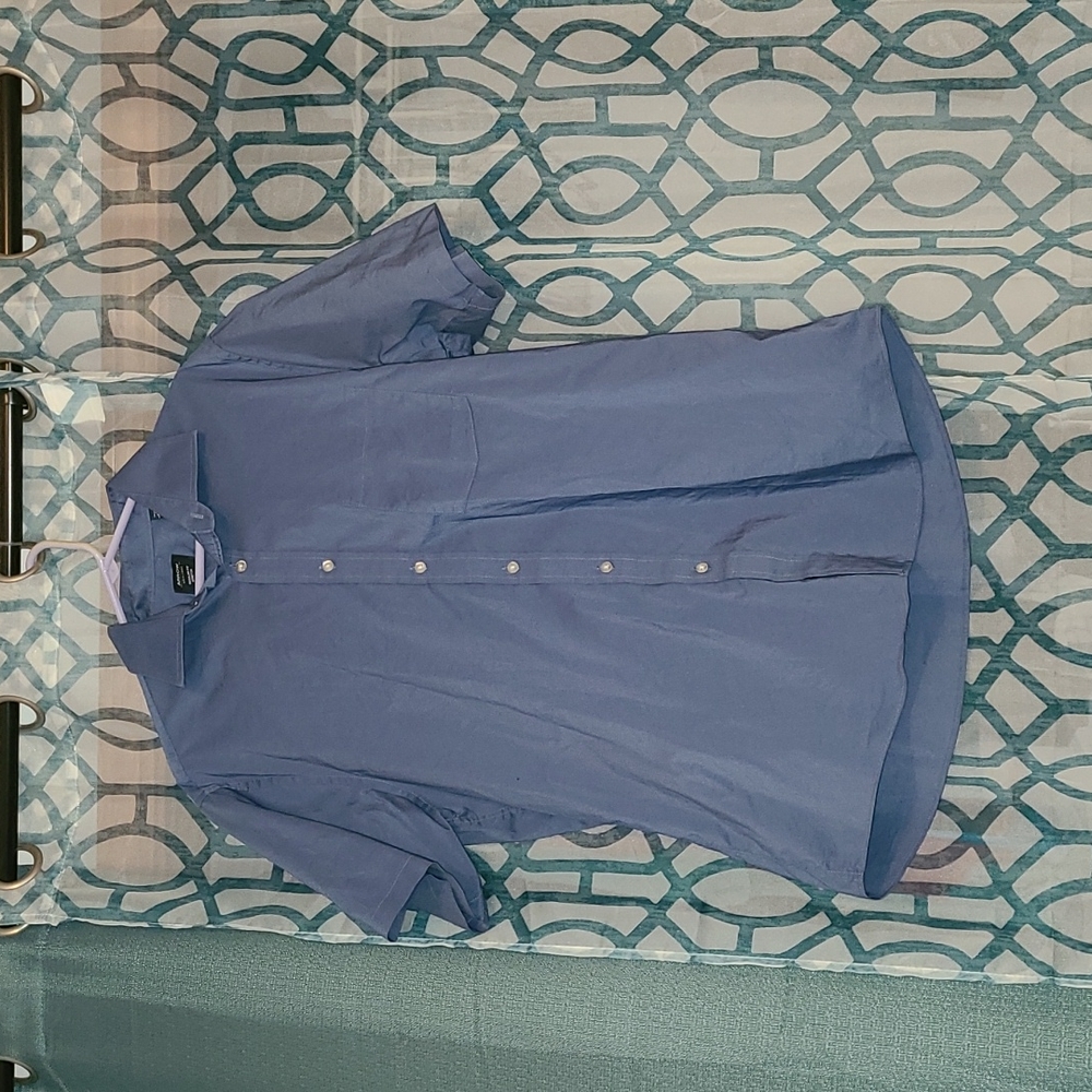 Men's large short sleeve dress shirt